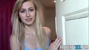 סרטי סקס PropertySex – Good-looking blonde real estate agent hardcore sex in apartment